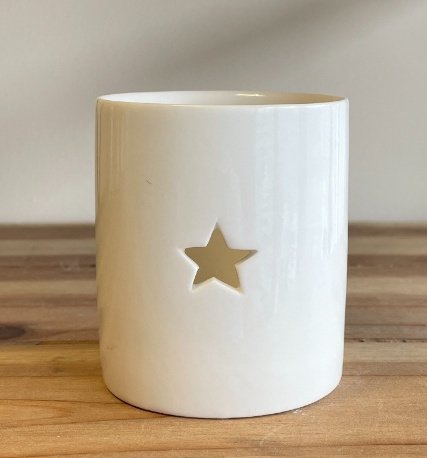 Star Tealight Holder, 8cm