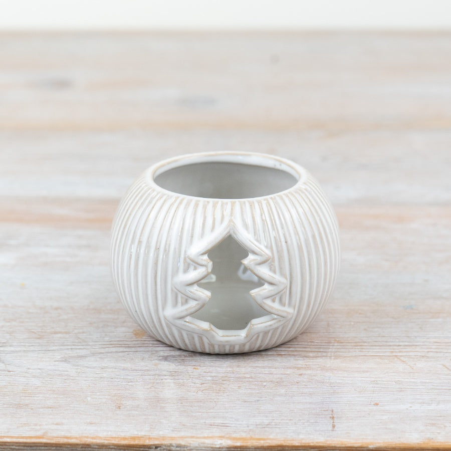 Cut Out Tree Candle Holder, 6.5cm