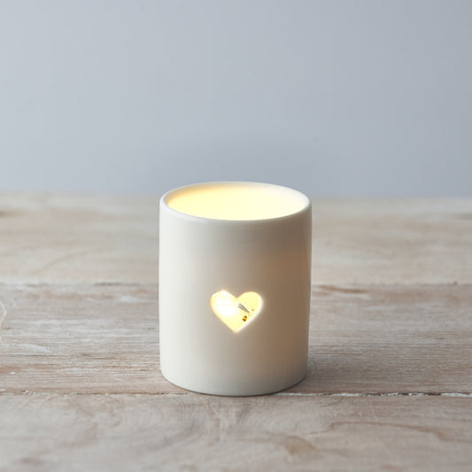 Simple Heart Tealight Holder - 6cm
