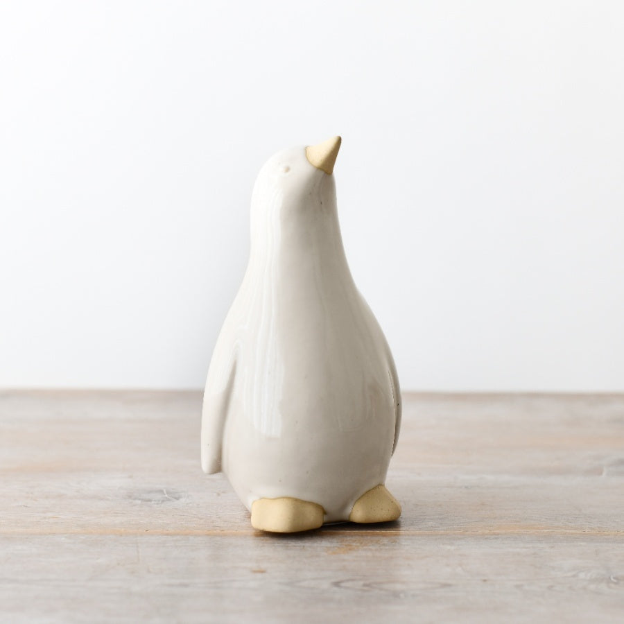 Ceramic Glazed Penguin, 15cm