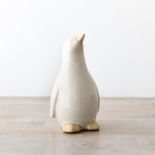 Ceramic Glazed Penguin, 15cm