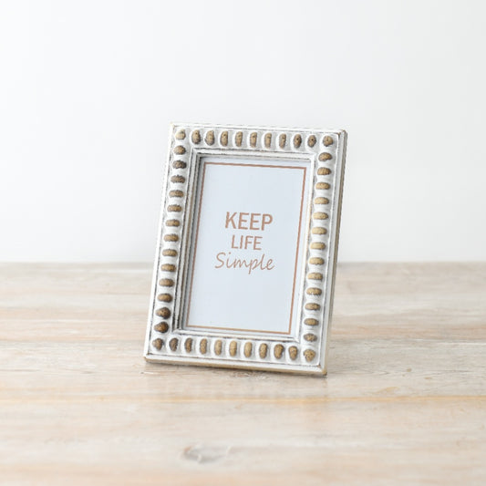 Wooden Shabby Chic Picture Frame - 4 x 6