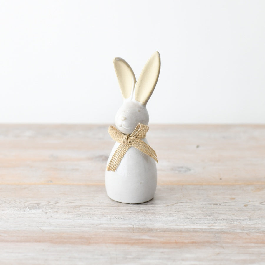 Ceramic Rabbit with Bow - 16.5cm