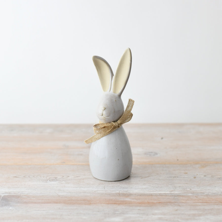 Ceramic Rabbit with Bow - 21cm