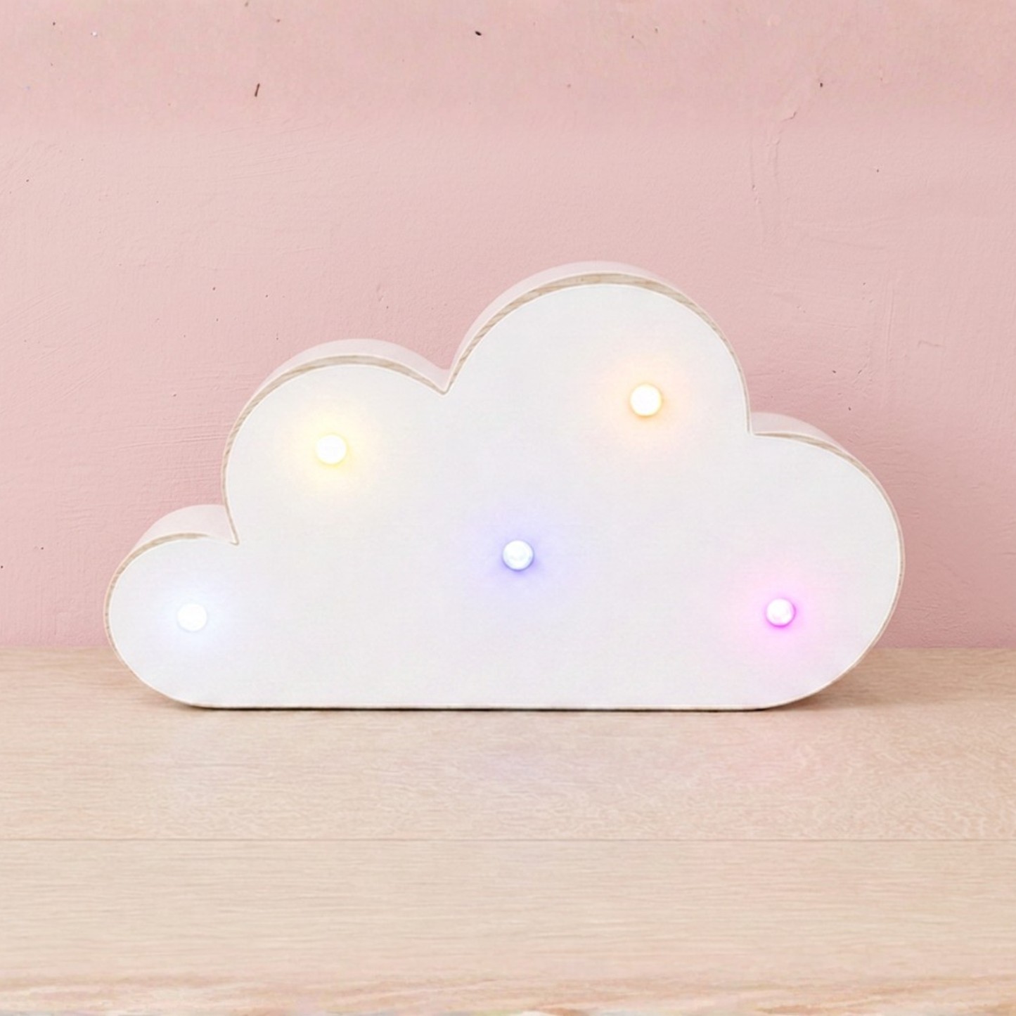 White Standing Cloud - Rainbow Lights
