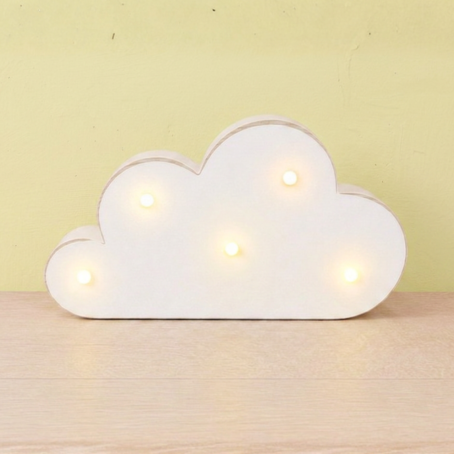 White Standing Cloud - Warm White Lights
