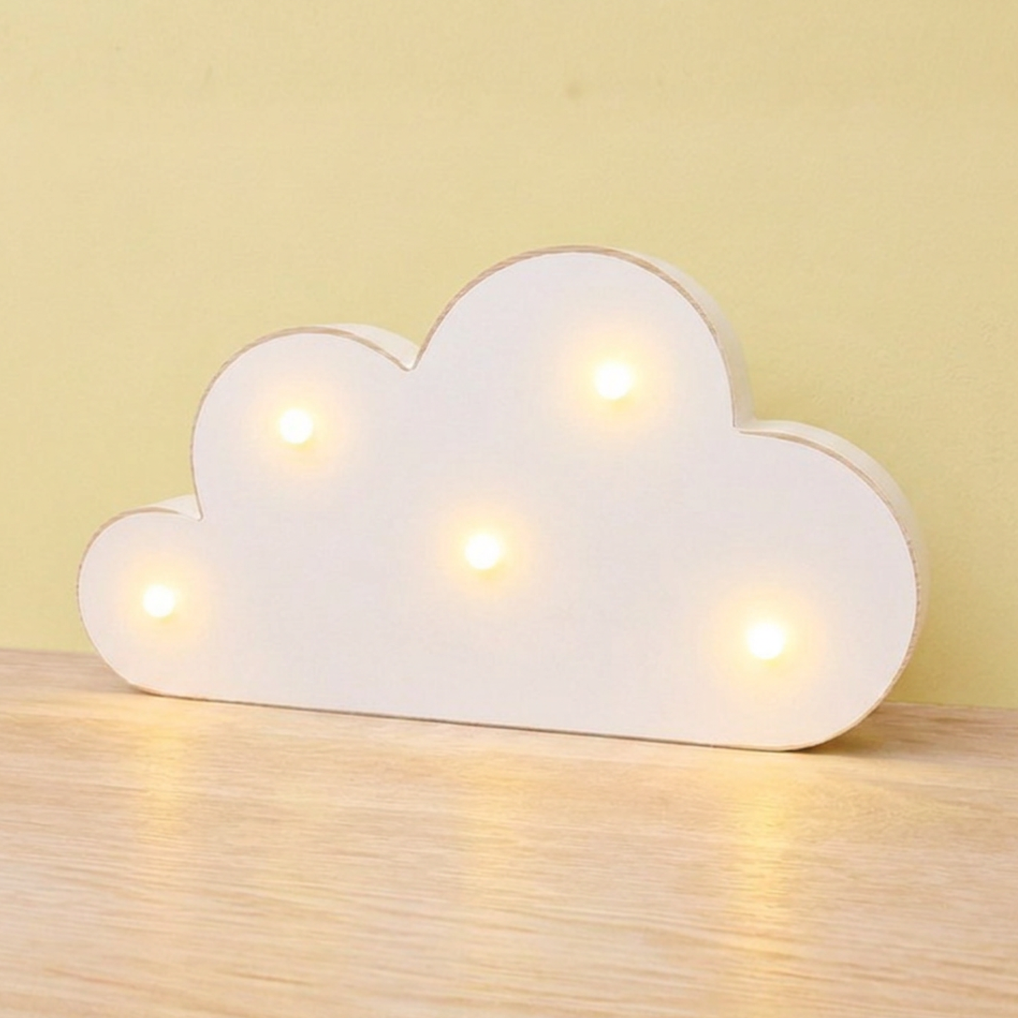 White Standing Cloud - Warm White Lights