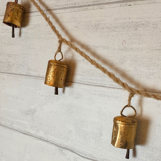 Rustic Bell Garland - Drum Bells