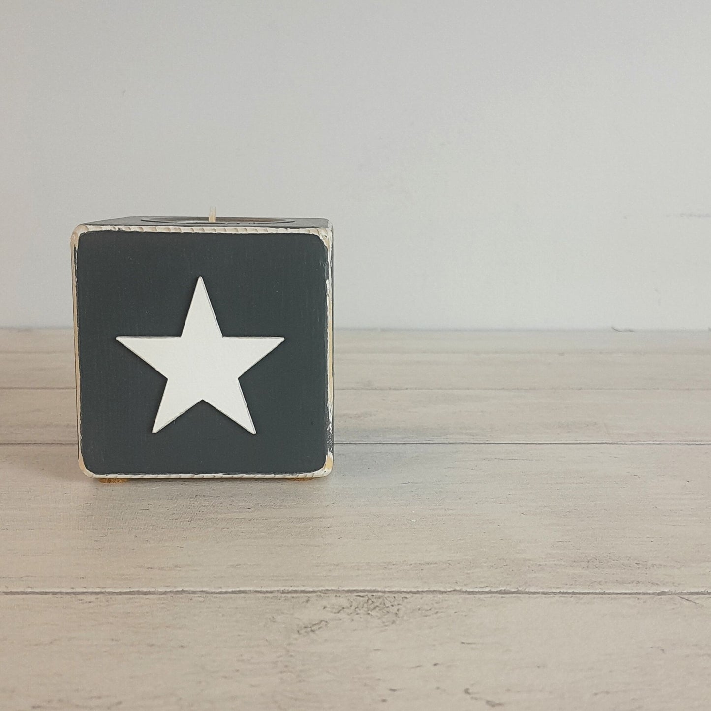 Fence Post Tealight Holder - Star