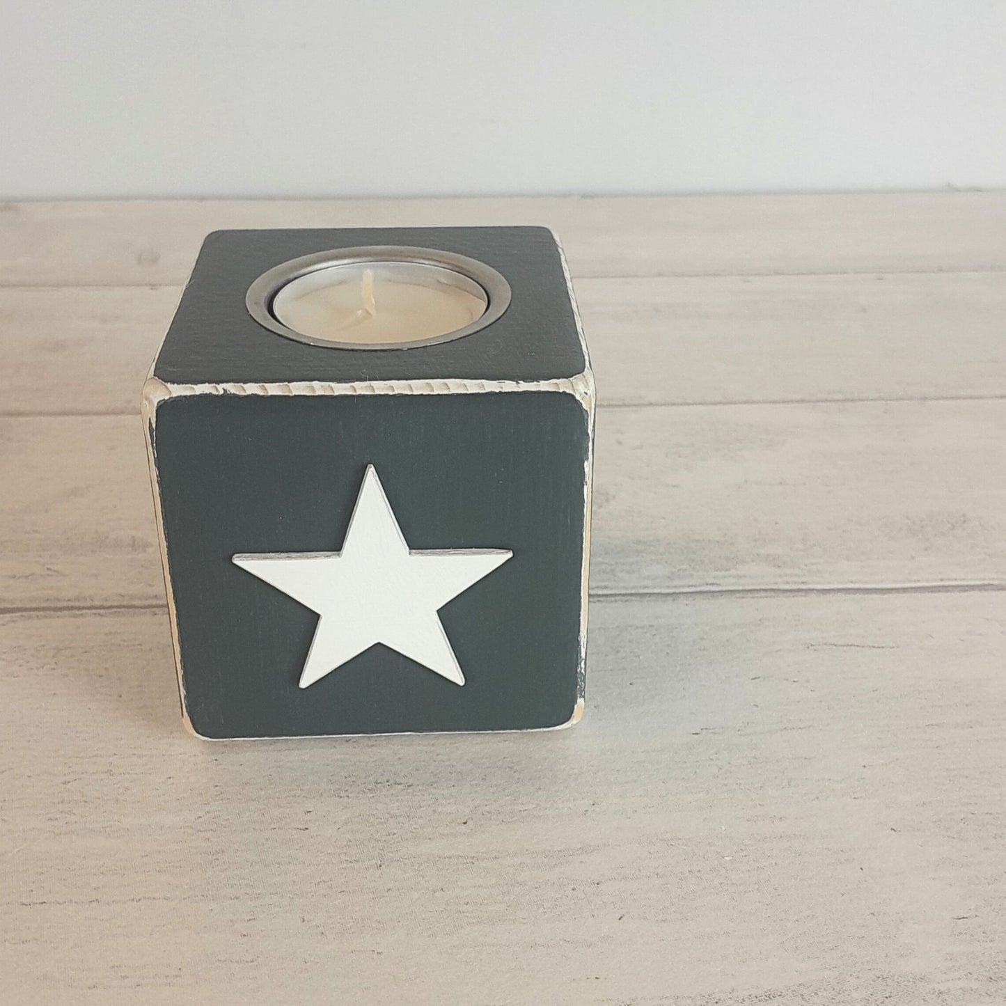Fence Post Tealight Holder - Star
