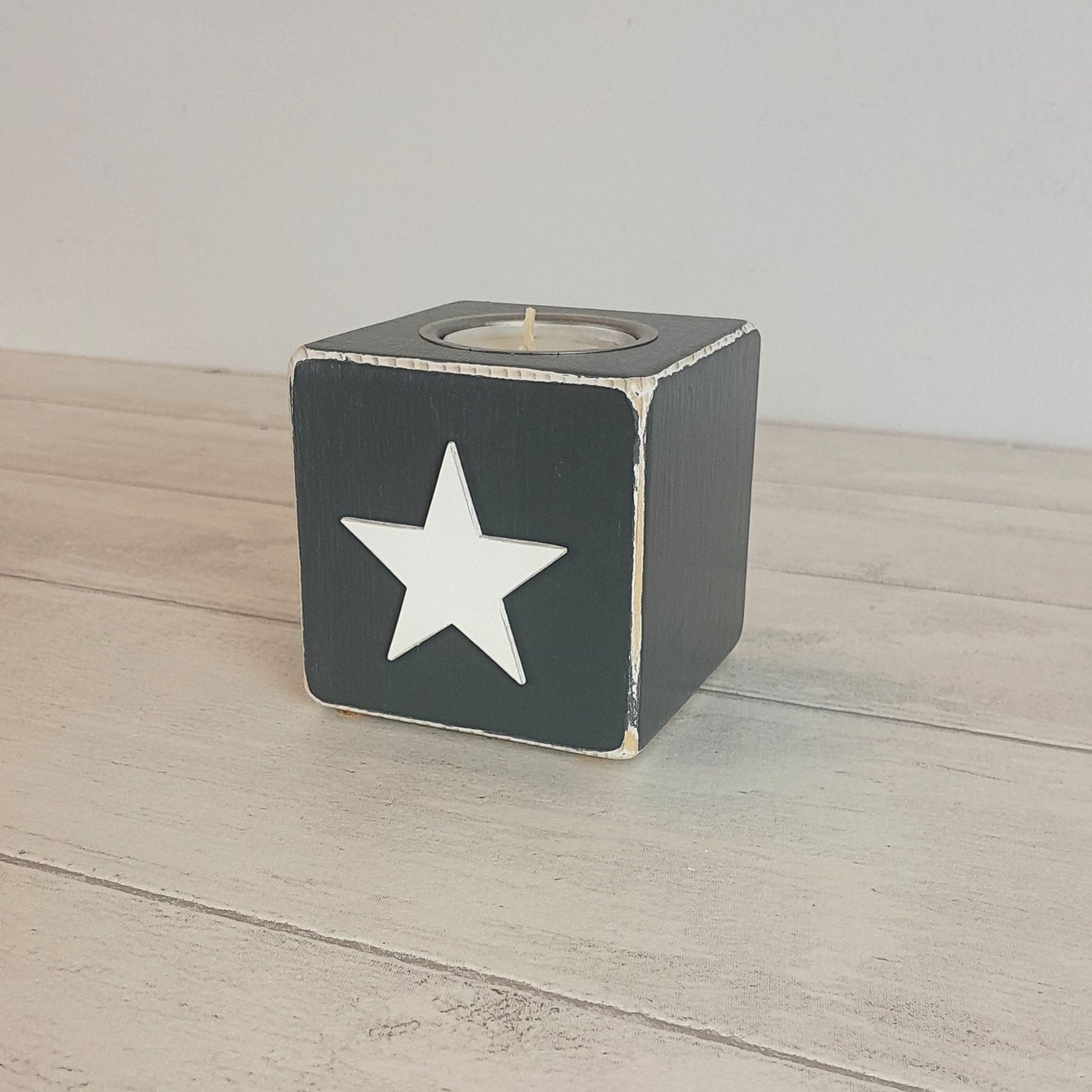 Fence Post Tealight Holder - Star