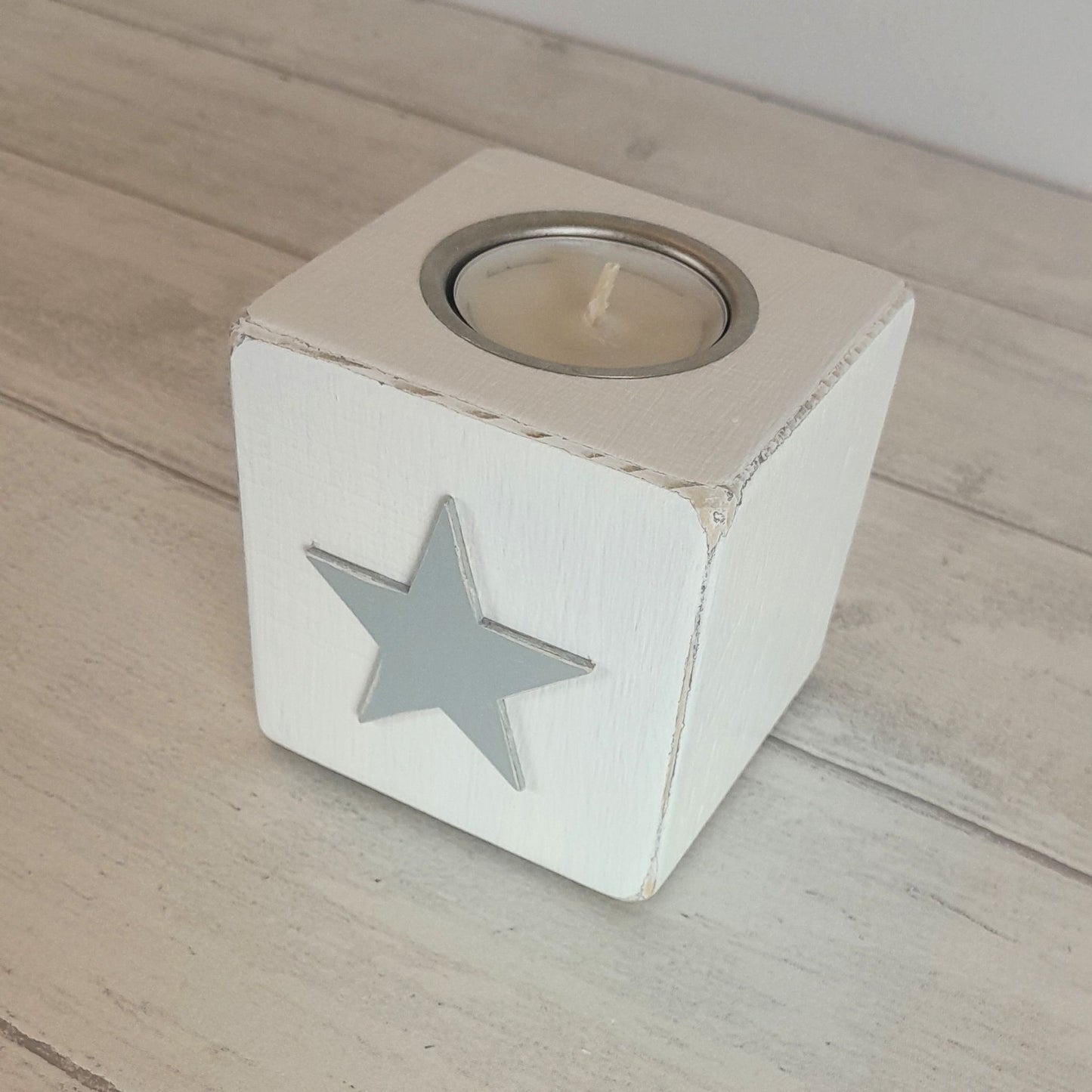 Fence Post Tealight Holder - Star