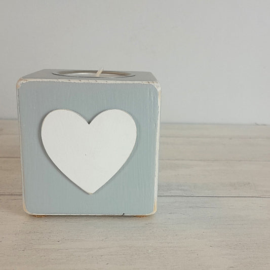 Fence Post Tealight Holder - Heart