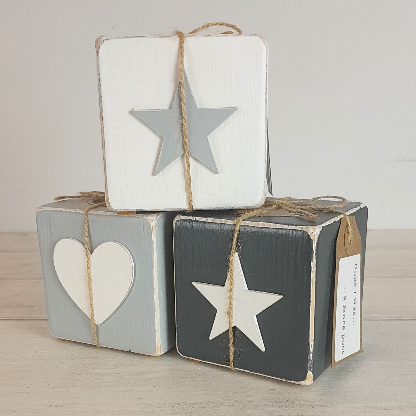 Fence Post Tealight Holder - Heart