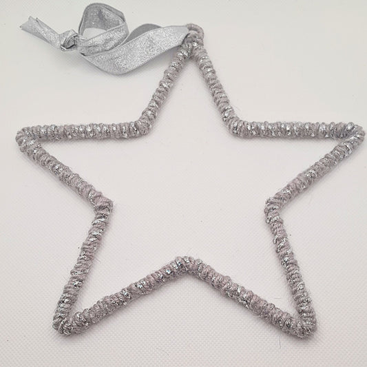 Glitter Star - Silver